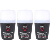 Vichy Homme Men's 48H Anti-Transpirant Deodorant, Set Of 3, 50 Ml