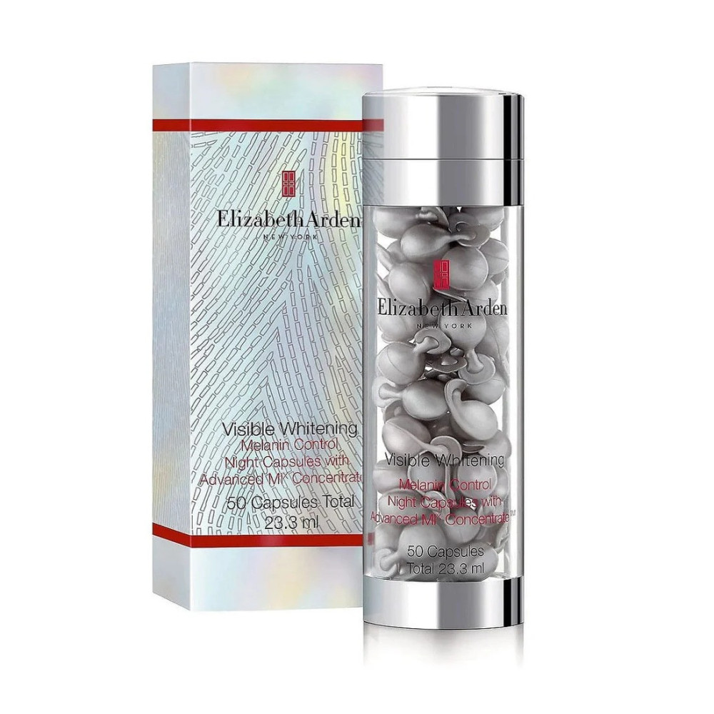 Elizabeth Arden Visible Whitening Melanin Control Night Capsules With Advance Mi x Concentrate, 50 Capsules