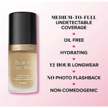 Too Faced Born This Way Foundation Nude Medium To Full Coverage, 30 Ml