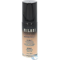 Milani Perfect 2-In-1 Foundation Plus Concealer, 03A1 Pure Beige, 30 Ml