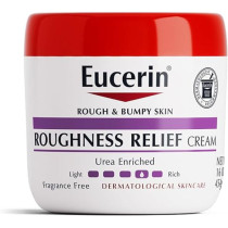 Eucerin Roughness Relief Cream, Fragrance Free Body Cream For Dry Skin, 454 G Jar