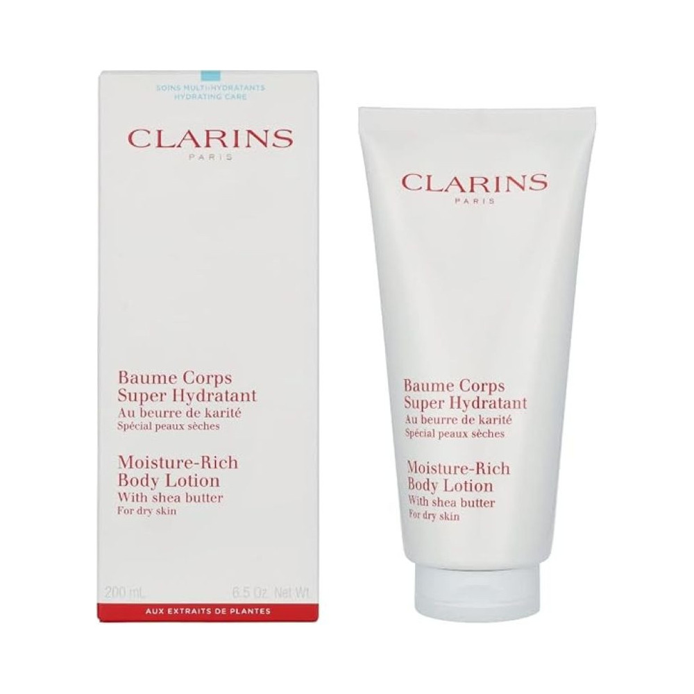 Clarins Moisture Rich Body Lotion With Shea Butter For Unisex Body Lotion, 200 Ml