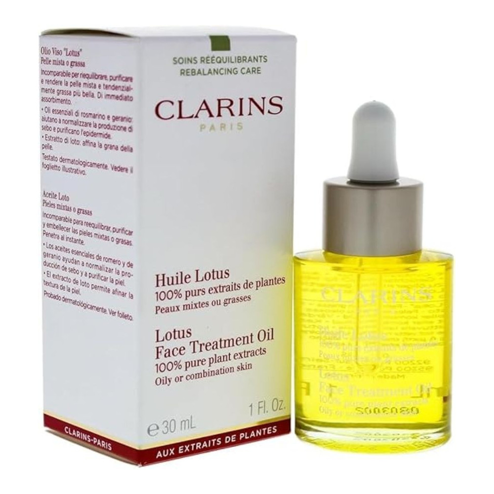 Clarins Lotus Oil Face Treatment, 30 Ml