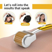 Sotrue Professional Derma Roller For Hair Growth 1 Mm With 192 Stainless Steel Needles, Repairs Damaged Hair, Activates Hair Follicles, For Hair Fall And Hair Thickening, Reduces Acne Scars