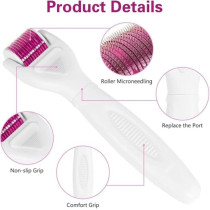 Lophe 6 In 1 Derma Roller Kit, Professional Microneedling Titanium Roller With Disassemble Working Heads