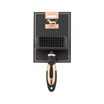 Ebi Noir Massage Brush With Rubber Pins For Pets, 19.5 X 10 X 3Cm