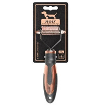 Ebi Noir 2In1 Detangle And Thinning Brush For Dogs And Cats, 19 X 7 X 2.5Cm