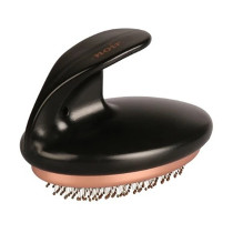 Ebi Noir Ergonomic Slicker Brush For Dogs And Cats, 11 X 7 X 9.5Cm