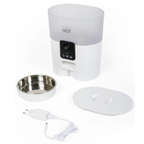 Ebi 3.5L Kualo Smart Feeder With Camera For Dogs And Cats, White