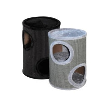 Ebi Trend Cat Dome Everlast Tower Level 2 Cat Scratcher 56Cm, Grey, 37 X 37 X 56Cm