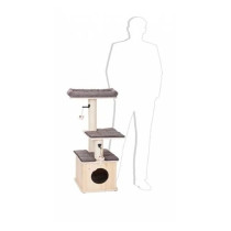 Ebi Comfort Oslo Cat Tree, Grey, 48 X 38 X 109Cm