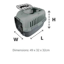 Ebi Adventurer 50 Serene Edition Carrier For Dogs And Cats, Green, 32 X 32 X 49Cm