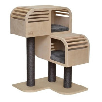 Ebi Atlas 90 Scratching Post For Cats, Brown, 57 X 56 X 93Cm