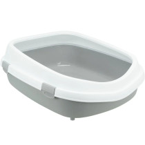 Trixie Primo XXL Open Litter Tray with Rim for Cats, Grey, 56 x 25 x 71cm