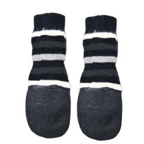 Trixie S-M Size Sock with Rubber Coating For Dogs, Grey