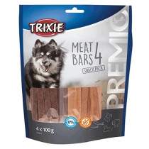 Trixie 4 x 100g Premio 4 Meat Bars Dog Treats