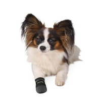 Trixie XL Size Walker Care Protective Boots For Dogs, Black