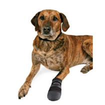 Trixie XL Size Walker Care Protective Boots For Dogs, Black