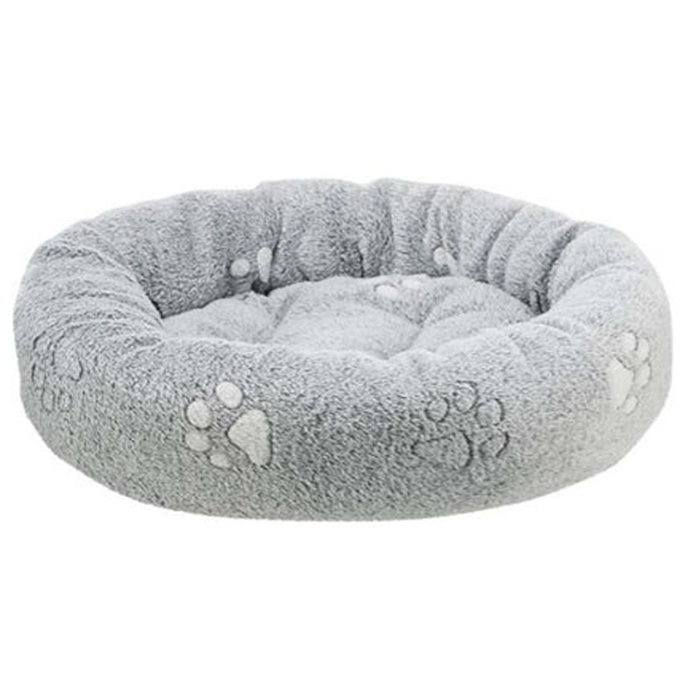Trixie 50 x 40cm Nando Round Bed For Dogs And Cats, Light Grey