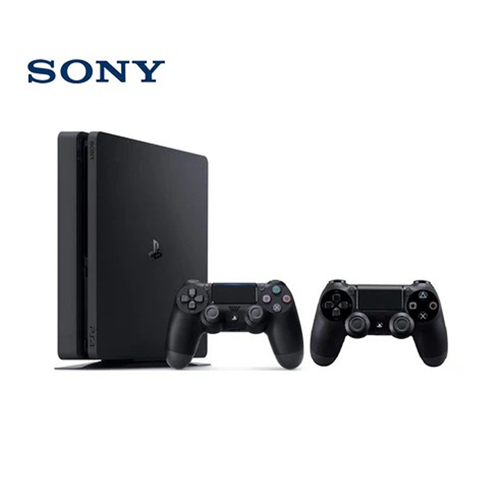 Sony Playstation 4 - 500 GB - Slim Version, PS4 (CUH-2000A B01) With 2 Controller, 1 Years Warranty