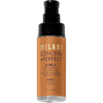 Milani Conceal Perfect 2-In-1 Foundation Plus Concealer, 10A Caramel, 30 Ml