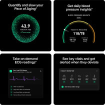 WHOOP Life 12Month Membership MG Device Health & Fitness Tracker Blood Pressure Insights, Activity Tracking ECG Software 14 Plus Days Battery Life