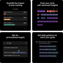 WHOOP One 12Month Membership 5.0 Health and Fitness Wearable 24X7 Activity Tracker with VO2 Max, Sleep Tracking, Personalized Coaching, Menstrual Cycle Insights 14 Plus Days Battery Life