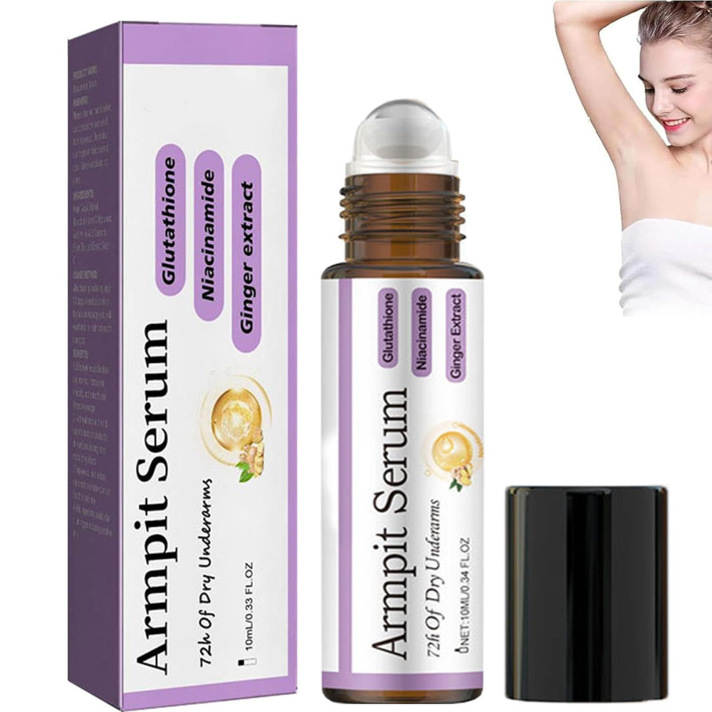 Venature Whitening Underarm Armpit Serum, Roll On Underarm Serum, Deodorant Armpit Serum, Brightening Serum For Armpit, Elbows, Knees, Private Areas, Suitable For All Skin 1Pcs, 10 Ml