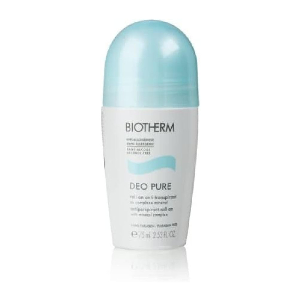Biotherm Deo Pure Roll On Antiperspirant For Unisex, 75 Ml