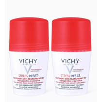 Vichy 72H Unisex Stress Resist Deodorant Value Pack, 2 x 50Ml