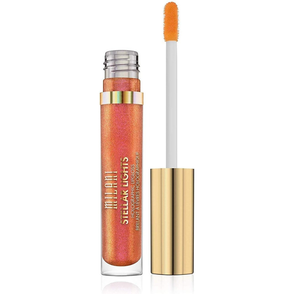Milani Stellar Lights Holographic Lip Gloss - 03 Luminous Peach 3.6 Ml