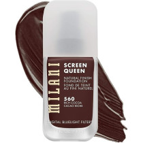 Milani Screen Queen Liquid Foundation Makeup - Cruelty Free Foundation With Digital Bluelight Filter Technology (560 Rich Cocoa)
