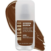 Milani Screen Queen Liquid Foundation Makeup - Cruelty Free Foundation With Digital Bluelight Filter Technology (520 Rich Sienna)