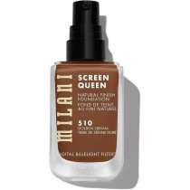Milani Screen Queen Liquid Foundation Makeup - Cruelty Free Foundation With Digital Bluelight Filter Technology (510 Golden Sienna)