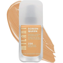 Milani Screen Queen Liquid Foundation Makeup - Cruelty Free Foundation With Digital Bluelight Filter Technology (320 Nude Bisque)