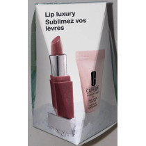 Clinique 2-Pieces Lip Luxury Moisture Surge Lip Care/ Pop Colour Primer Duo Set Nib