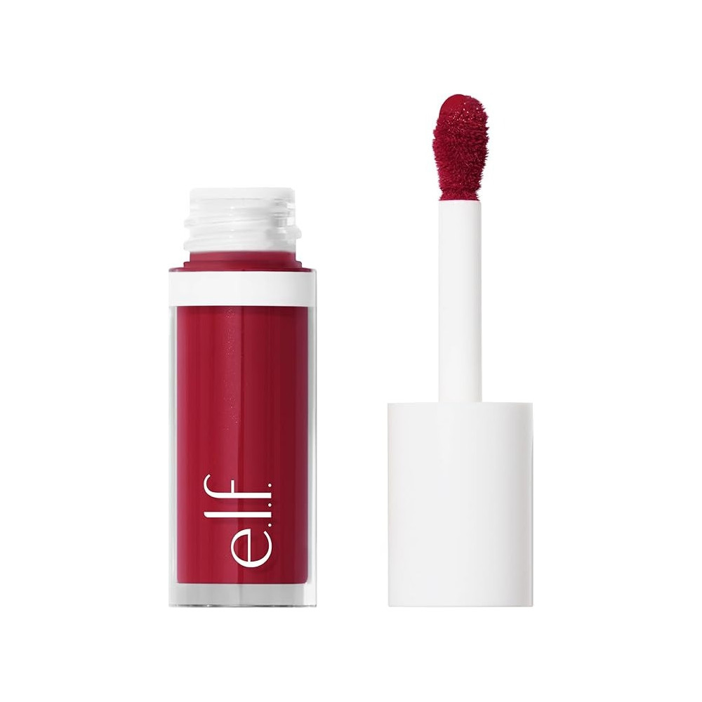 E.L.F. Camo Liquid Blush, Long-Lasting Liquid Blush For High-Pigment Colour, Creates A Soft, Dewy Finish, Vegan And Cruelty-Free, Berry Well