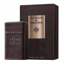 Acqua Di Parma Brown Leather Travel Case (Empty)