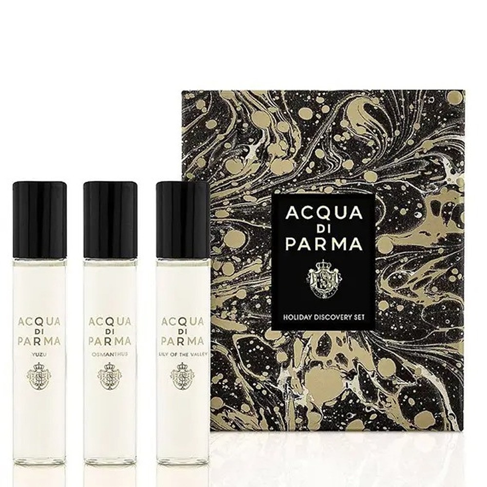 Acqua Di Parma Holiday Unisex Discovery Set Eau De Parfum 3 X 12Ml (Osmanthus + Yuzu + Lily Of The Valley)