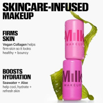 Milk Makeup Cooling Water Jelly Tint Lip + Cheek Blush Stain (Splash - Berry Plum), 5 G