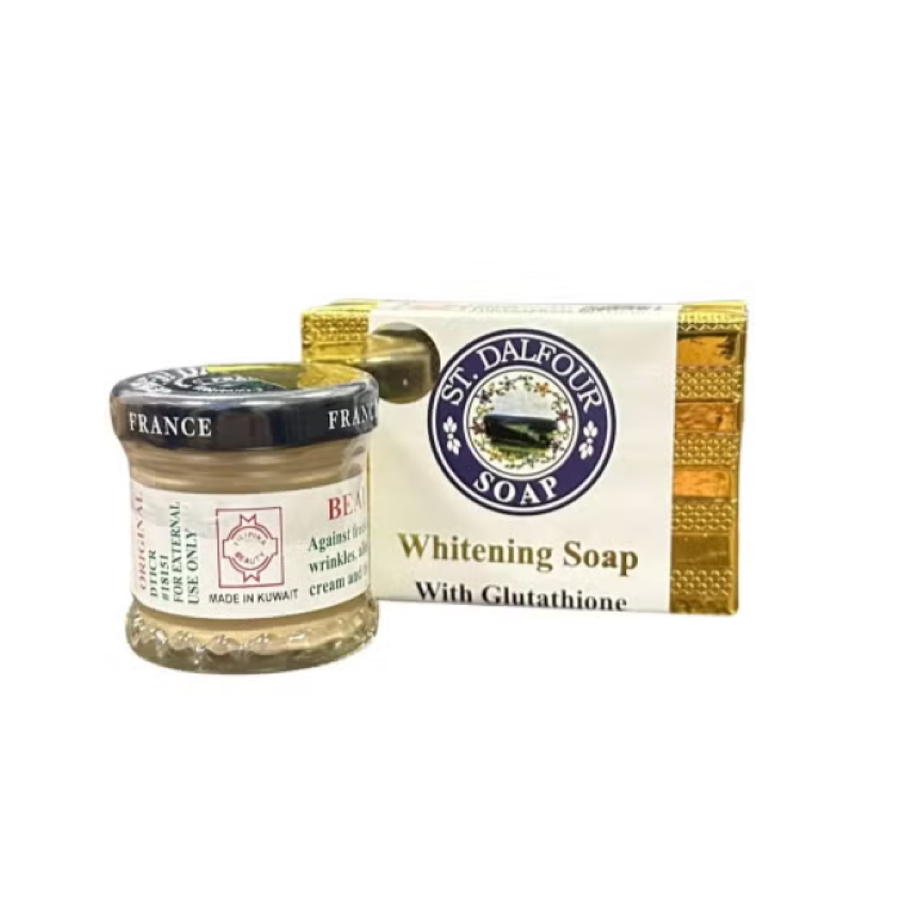St. Dalfour Whitening Soap And Whitening Cream Pack Of 1