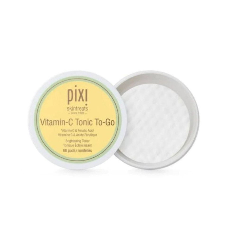 Pixi Vitamin-C Tonic To-Go Brightening And Toning Pads, 60 Pads