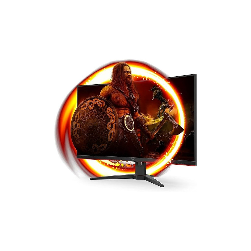 Aoc 32 Inch FHD Curved Gaming Monitor, C32G2ZE, Black