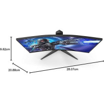 Aoc 32 Inch FHD Curved Gaming Monitor, C32G2ZE, Black