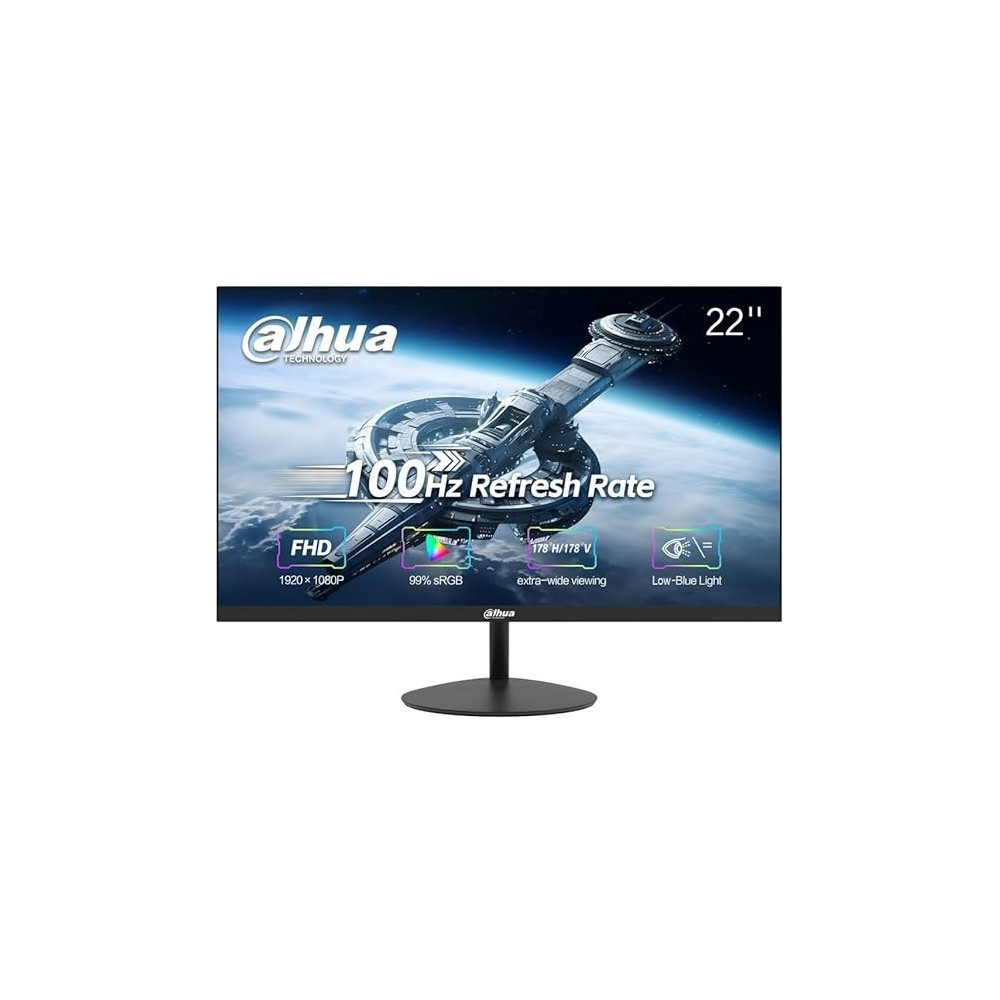 Dahua 22-Inch VA Full HD 1080p 100Hz Borderless Monitor With HDMI, VGA, LM22-A200Y