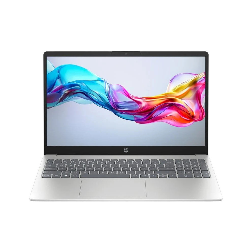 HP LAPTOP 15FD0499NIA, Core i5-1334U, 8GB Ram, 512GB SSD, Webcam, BT, 15.6” FHD Screen, Intel Iris X Graphics, DOS Natural Silver, Backlit and English Keyboard 1 Year Brand Warranty