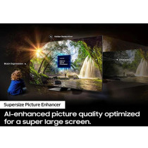 Samsung 98 inch Smart TV - 4K - 120Hz - 2024, 98DU9000, 1 Years Warranty