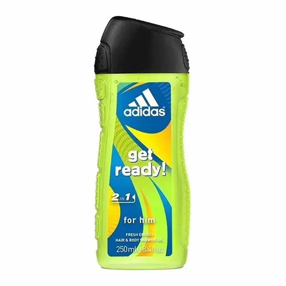 Adidas Get Ready Fresh Energy Men 250Ml Body-Hair & Face