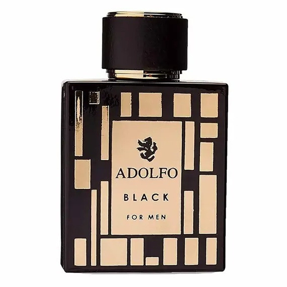 Adolfo Black Men Eau De Toilette 100Ml
