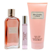 Abercrombie & Fitch First Instinct Women Set Eau De Parfum 100Ml + Eau De Parfum 15Ml + Body Lotion 200Ml